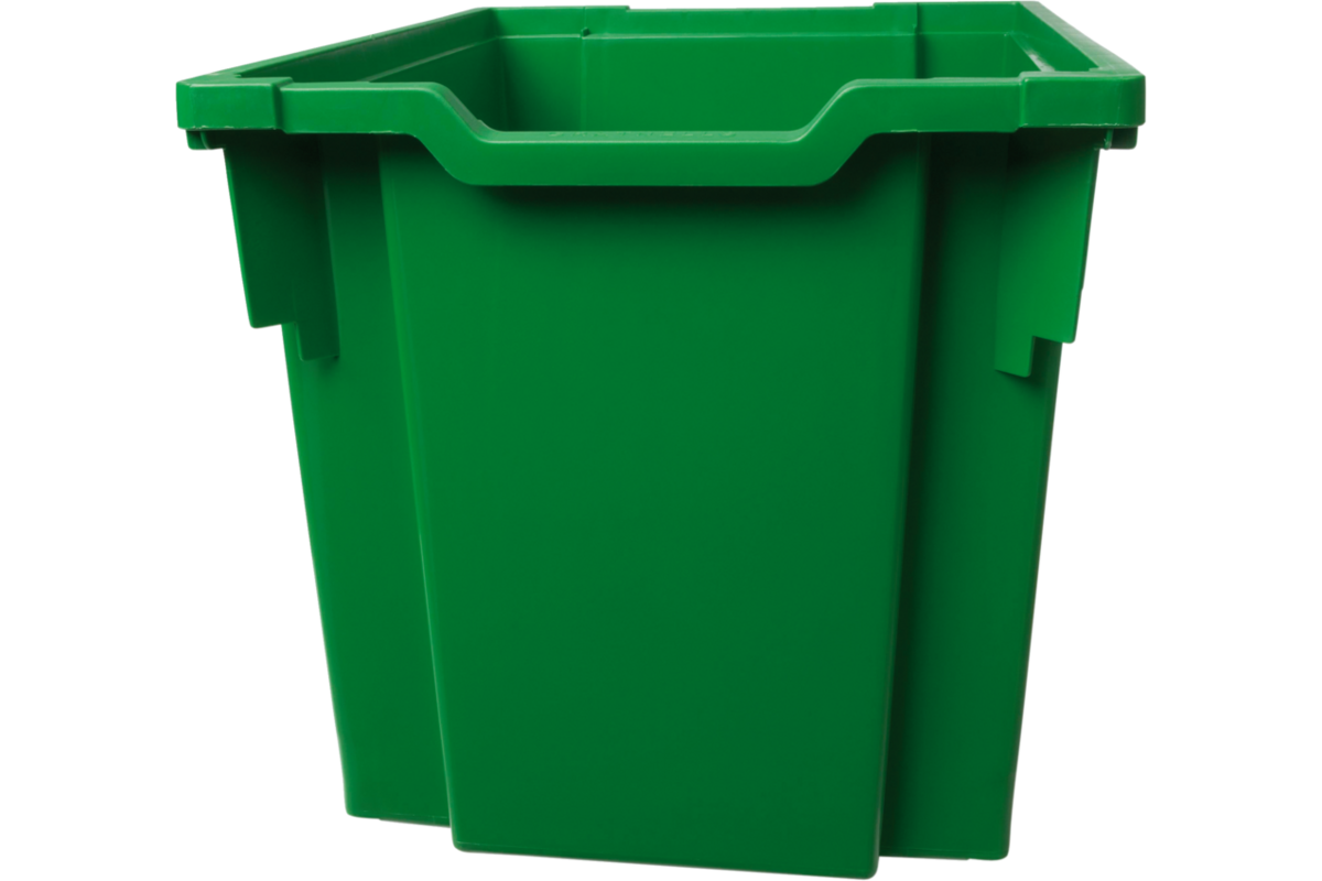 Gratnell lade F3 - 31 x 43 x 30 cm (lxdxh), groen / Grass Green (10)