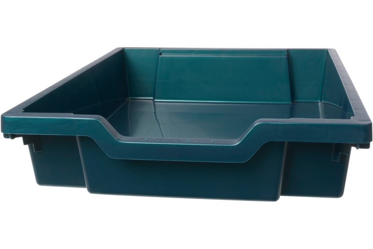Gratnell lade F1 - 31 x 43 x 7,5 cm (lxdxh), blauw / Midnight Blue (17)