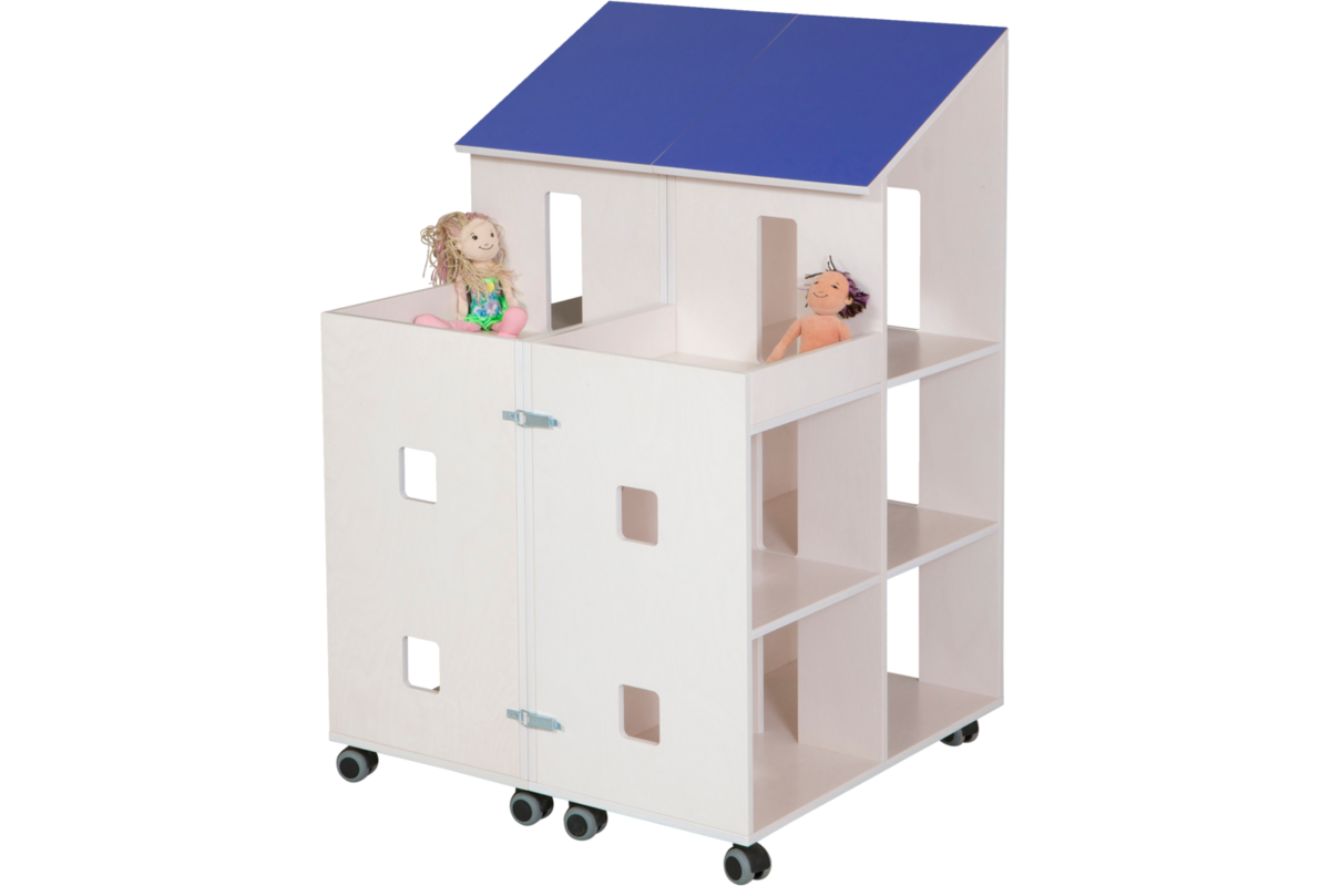 Klip Klap poppenhuis H115xB150xD37,5 cm dak