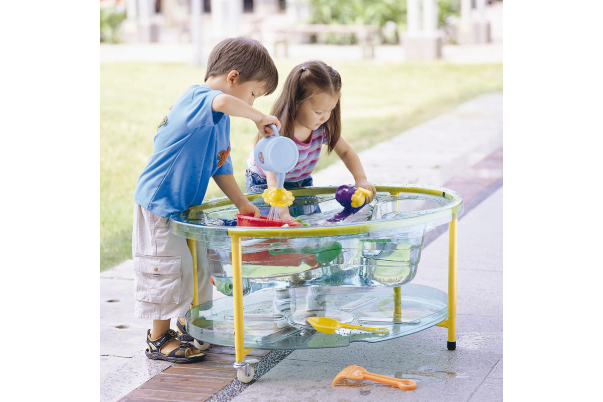 Zand-watertafel transparant