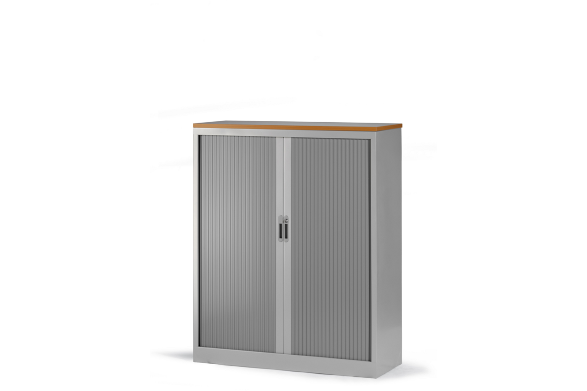 Roldeurkast EC 1450 incl. 3 leg- borden 145 x 120 x 45 cm