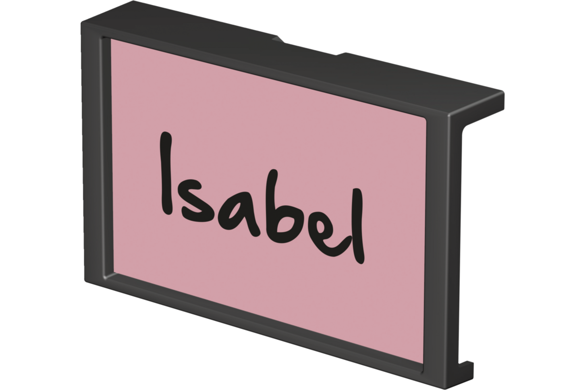 Info Rail me, me-clips, set van 10 stuks, zwart