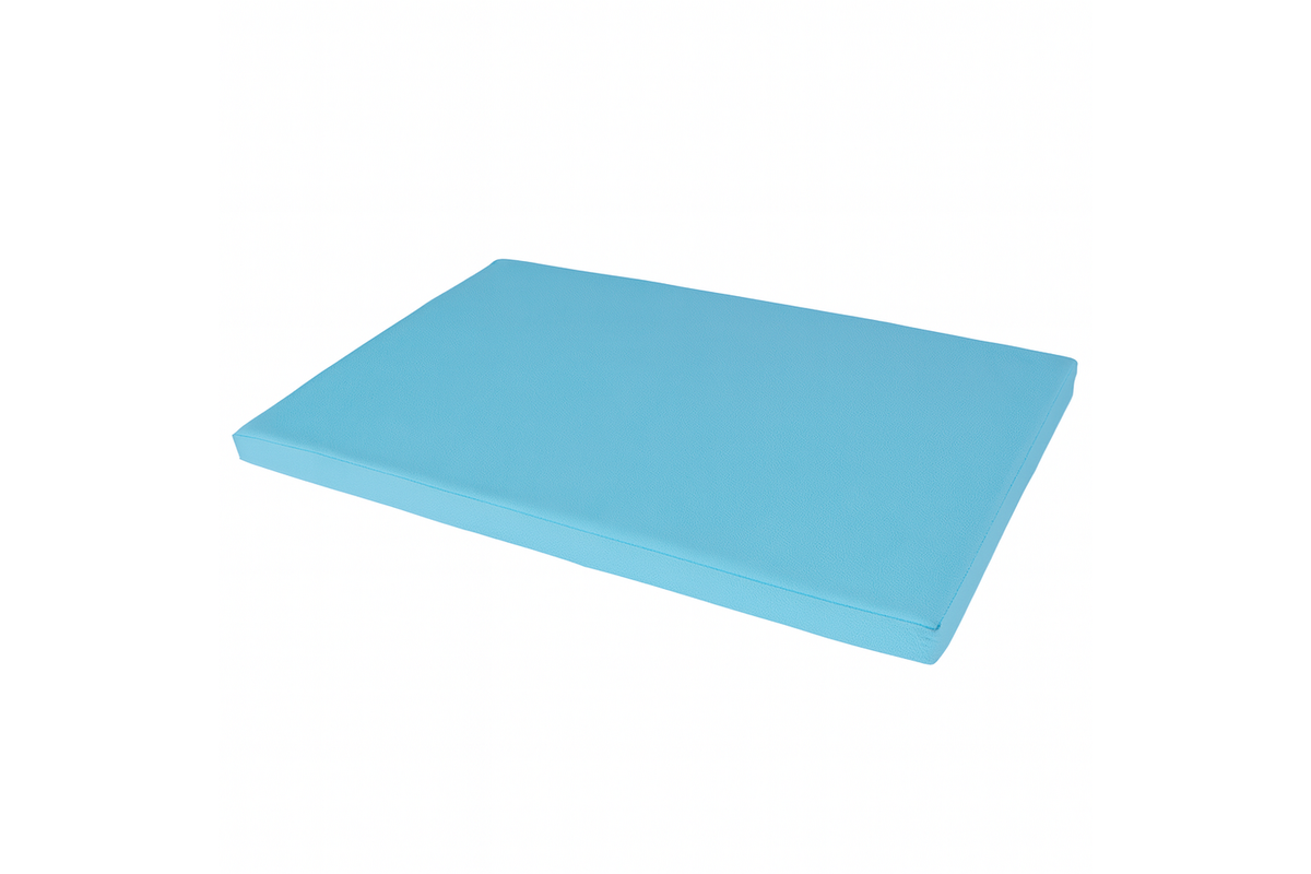 Aankleedmatras 115 x 70 x 4 cm, stof 8x 32M2389 lichtblauw