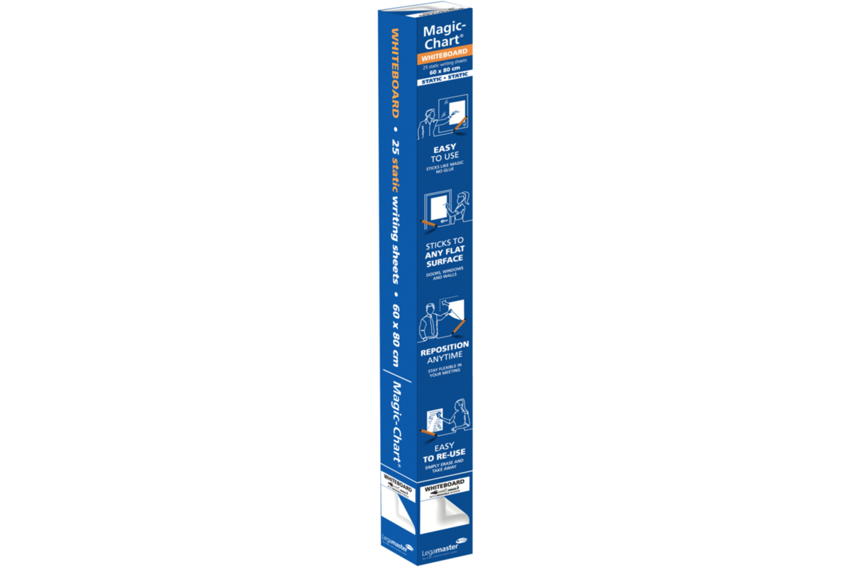 Schrijfvellen Magic-Charts whiteboard blanco 60 x 80 cm, 25 vel