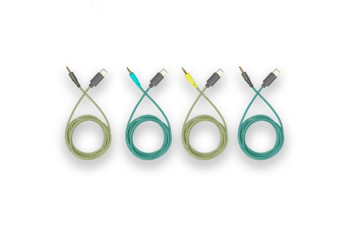 Safe 'n Sound losse USB-C kabel voor hoofdtelefoon (EduFlex Lime)