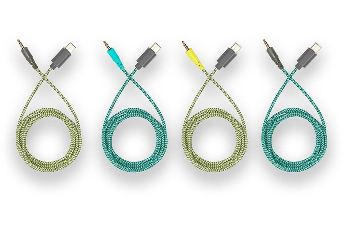 Safe 'n Sound losse USB-C kabel voor hoofdtelefoon (EduFlex Aqua)
