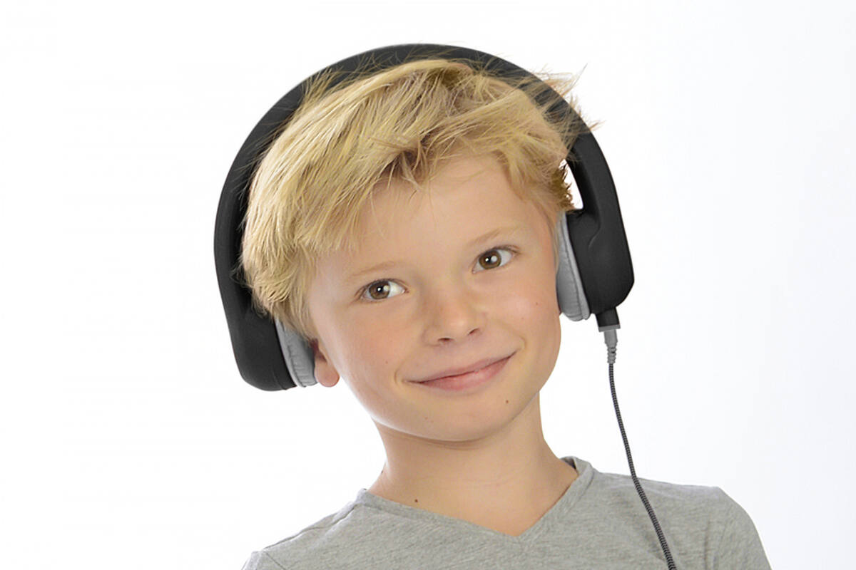 Safe 'n Sound Hoofdtelefoon set van 6 st. (Grijs) + 3 extra kabels