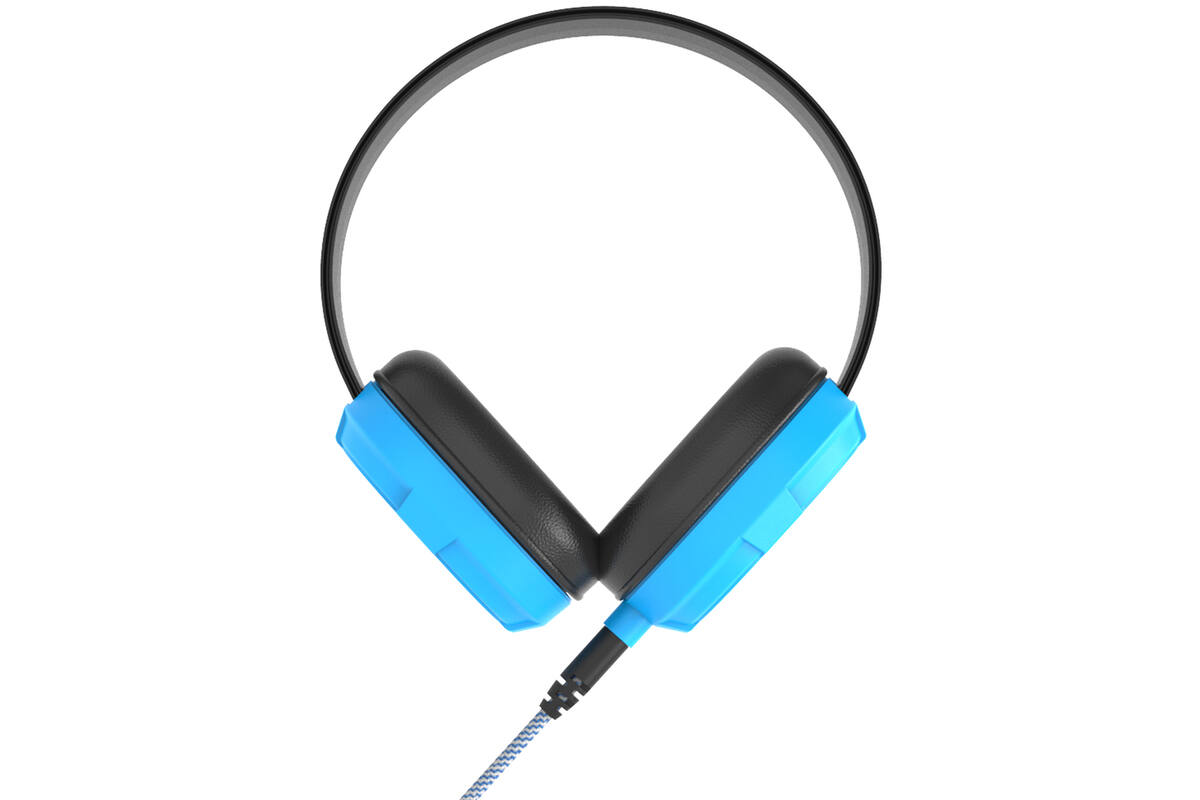 Lumaz Edu Hoofdtelefoon set van 6 st. (Blauw) + 2 kabels Mini-jack en USB-C