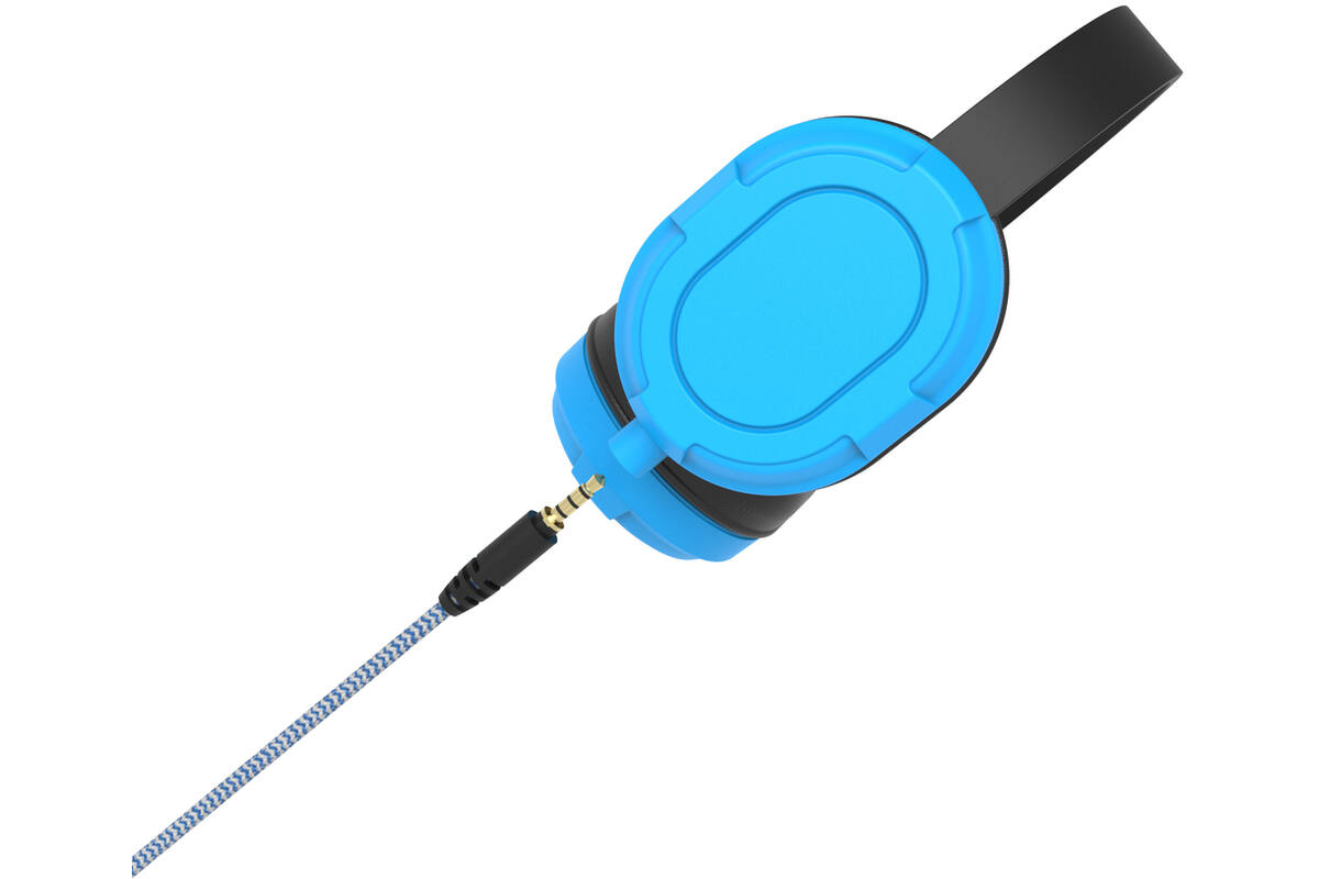 Lumaz Edu Hoofdtelefoon set van 6 st. (Blauw) + 2 kabels Mini-jack en USB-C