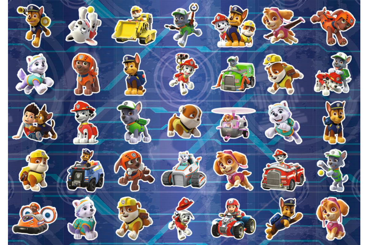 Beloningsstickers 441 Paw Patrol, 35 motieven, 700 stuks