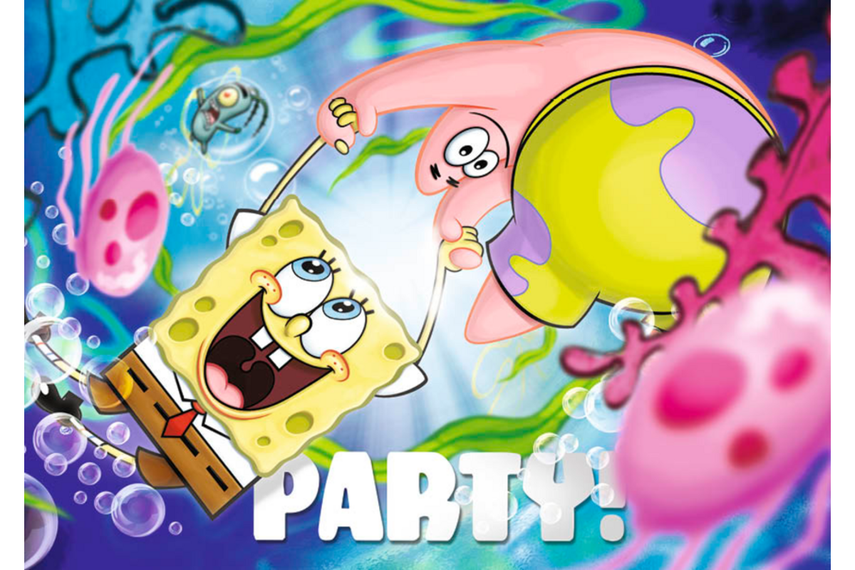 Miniposters 1064 sponge bob, 2 motieven, 20 stuks