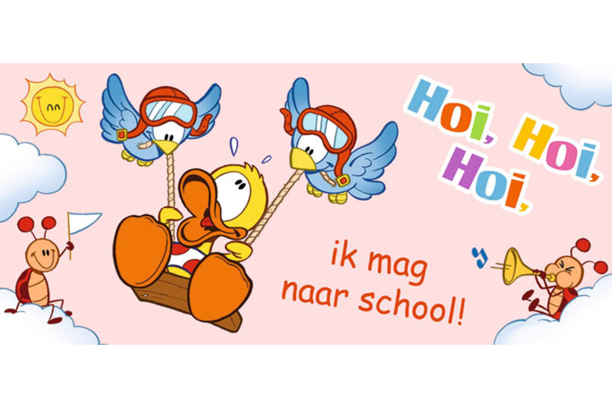 Oproepkaarten 5235 guusje school, 2 motieven, 25 stuks