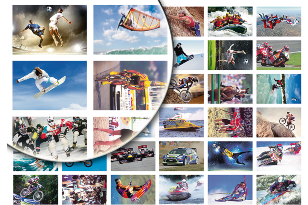 Beloningsstickers Sport in beeld 162, 36 motieven, 828 stuks