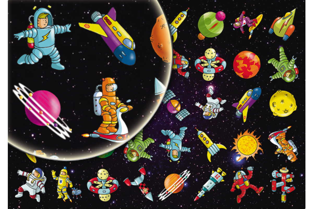 Beloningsstickers Astronauten 358 40 motieven, 800 stuks
