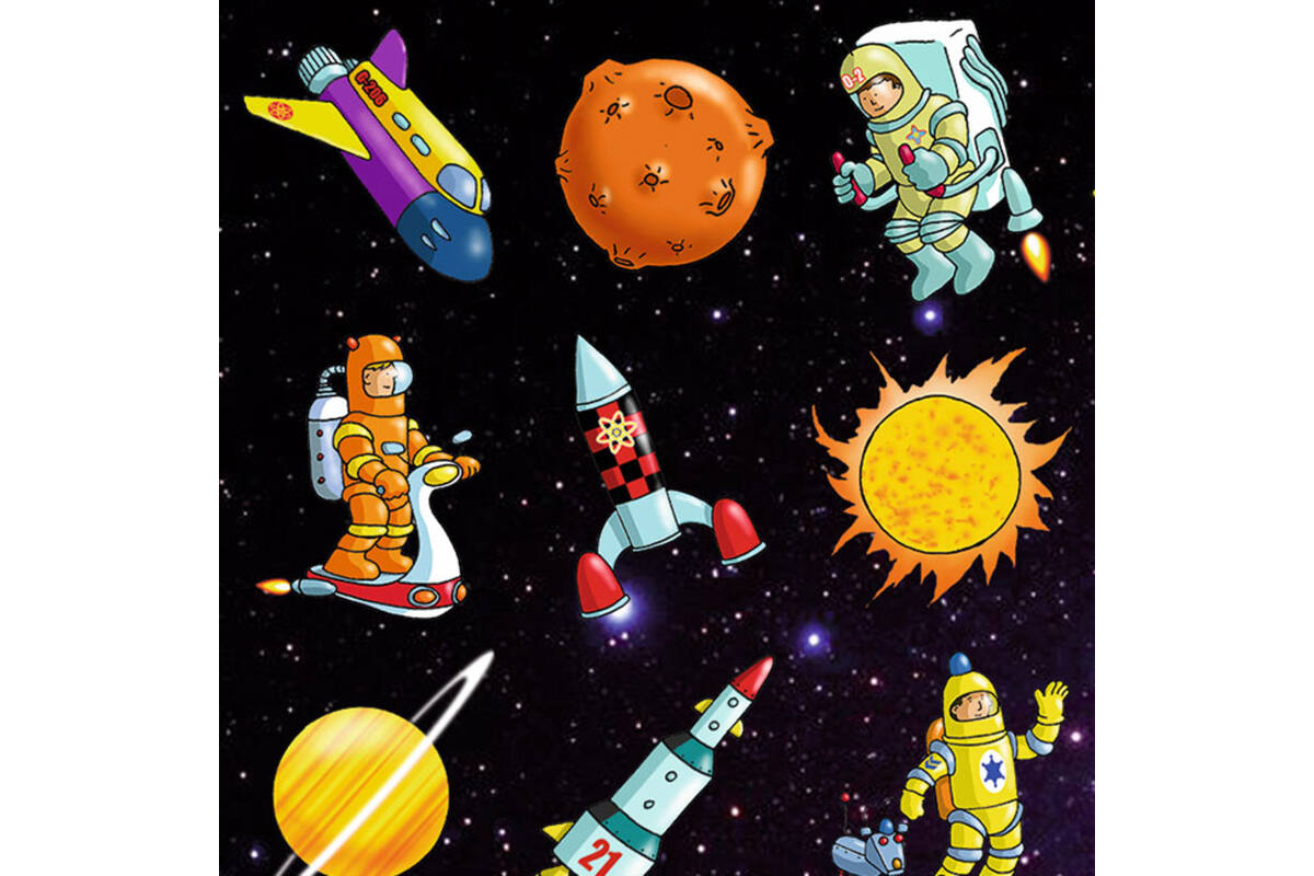 Beloningsstickers Astronauten 358 40 motieven, 800 stuks