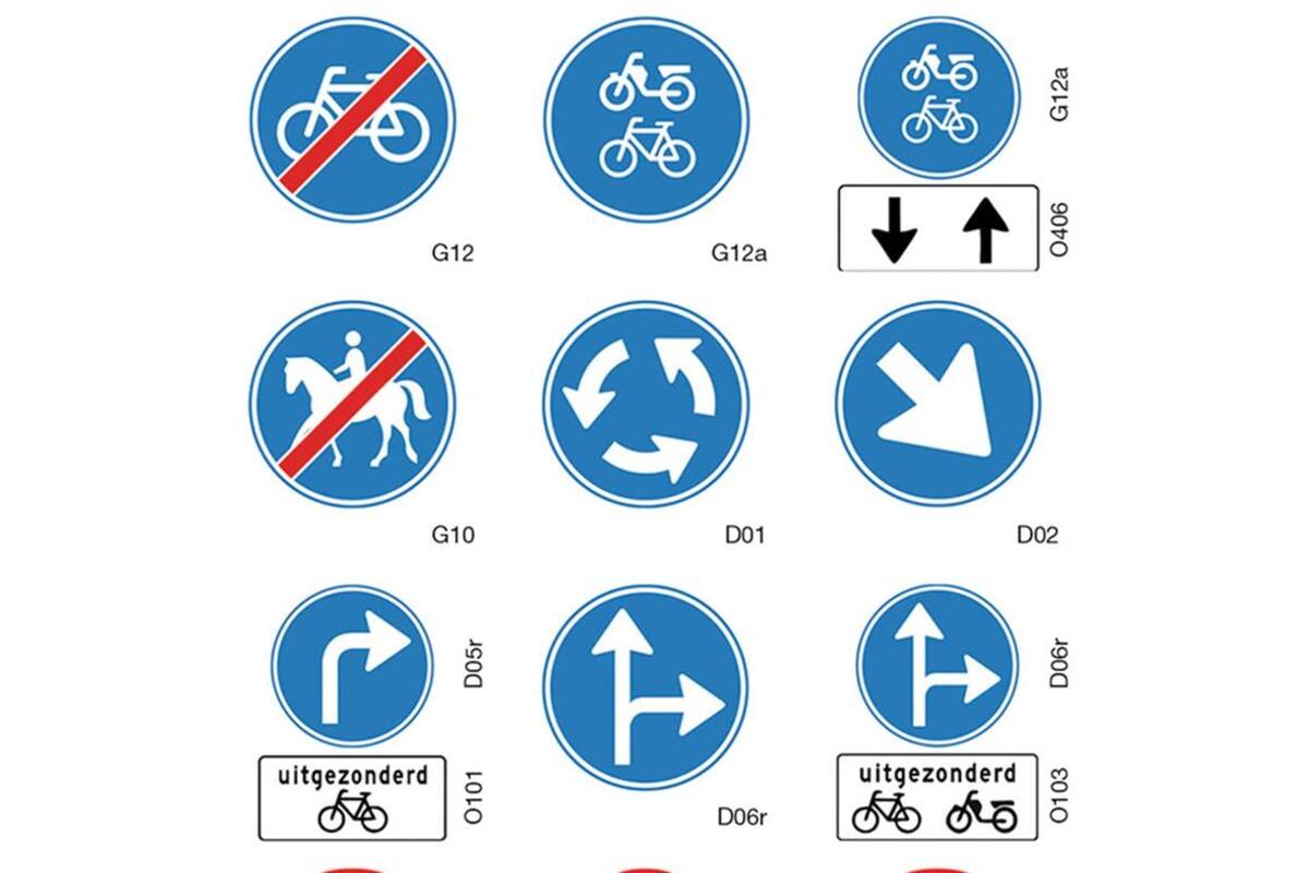 Beloningsstickers Verkeersborden 106, 70 motieven, 700 stuks