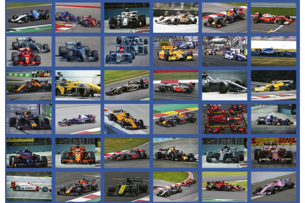 Beloningsstickers 113 Formule 1 36 motieven, 720 stickers