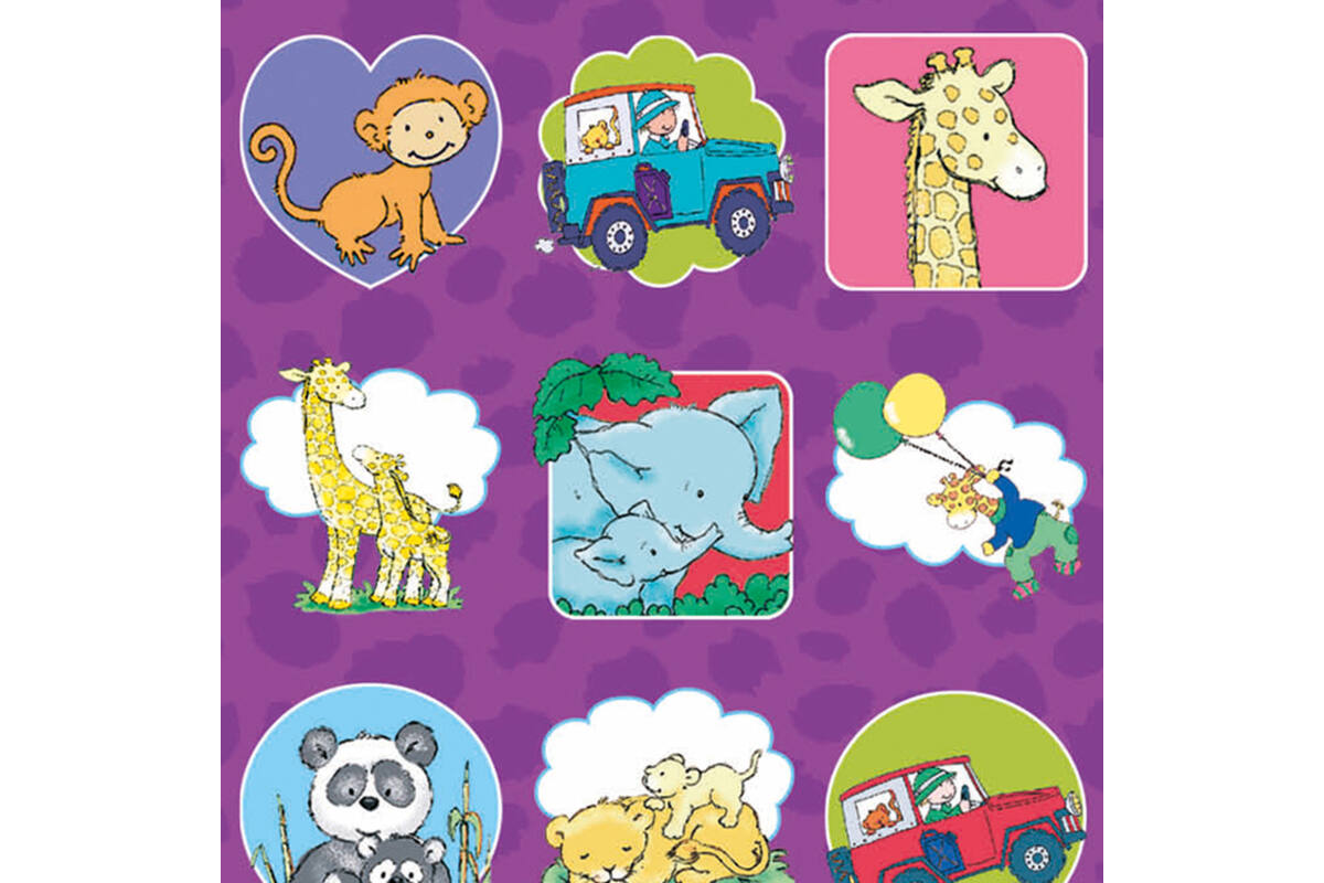 Beloningsstickers 117 Safari 35 motieven, 700 stickers