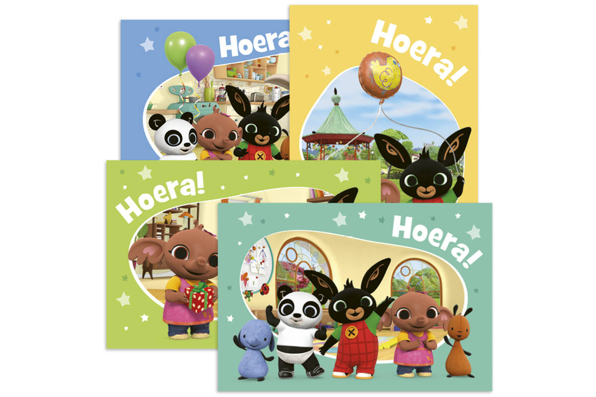 Miniposters 1094 Bing 4 motieven, 20 kaarten