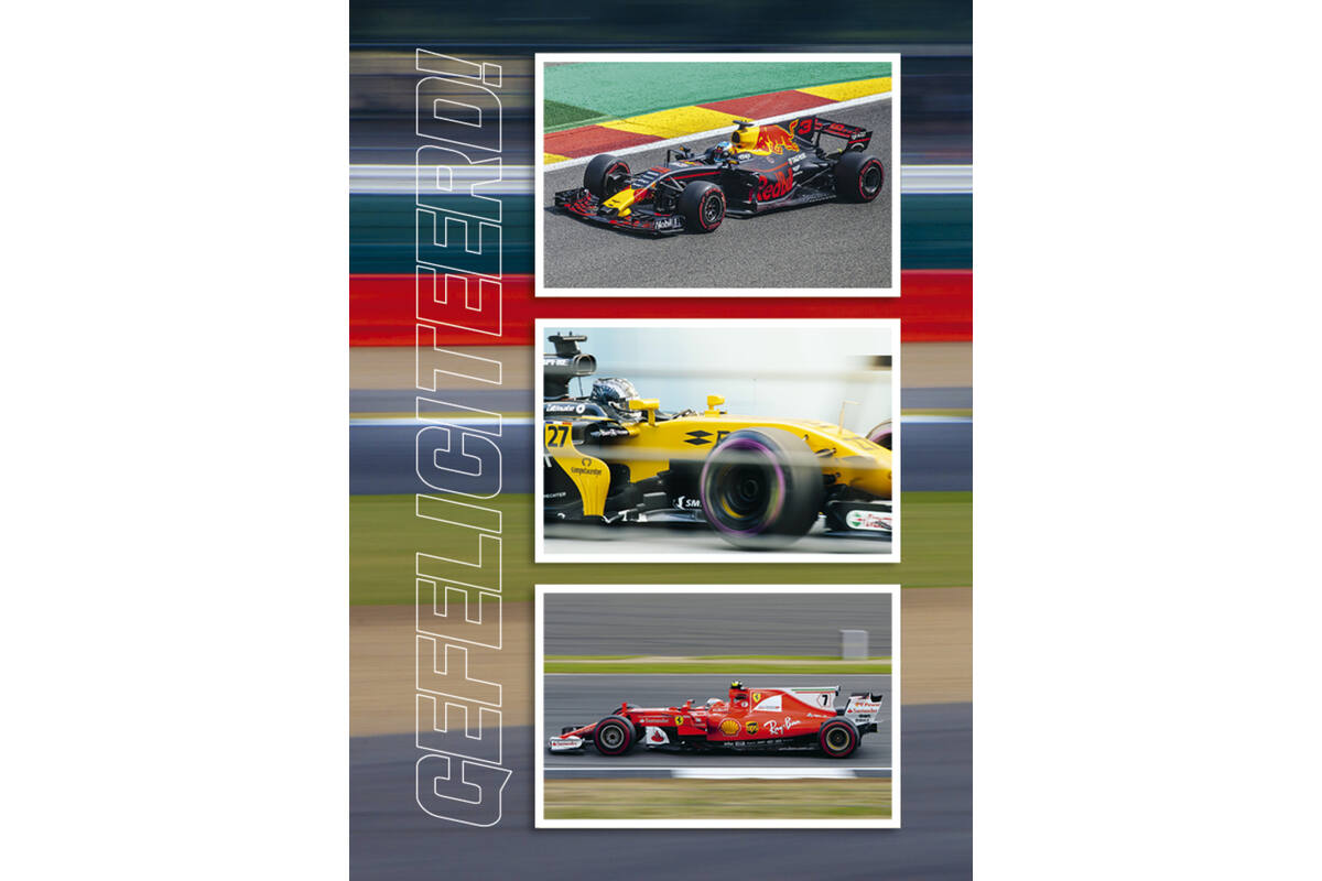 Miniposters 1092 Snel, sneller, snelst 4 motieven, 20 kaarten