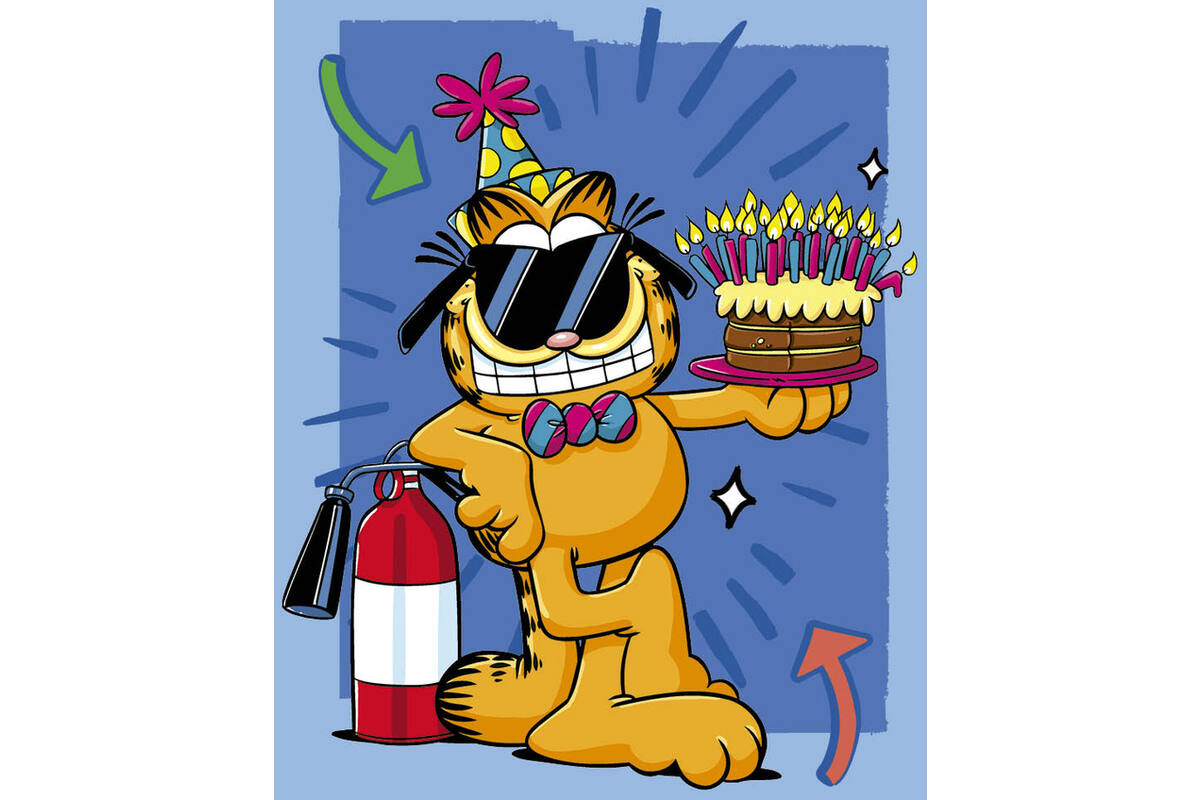 Miniposters Garfield 1097 4 motieven, 20 stuks