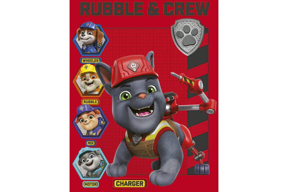 Miniposters Rubble & Crew 1100 4 motieven, 20 stuks