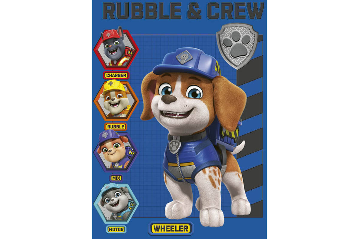 Miniposters Rubble & Crew 1100 4 motieven, 20 stuks