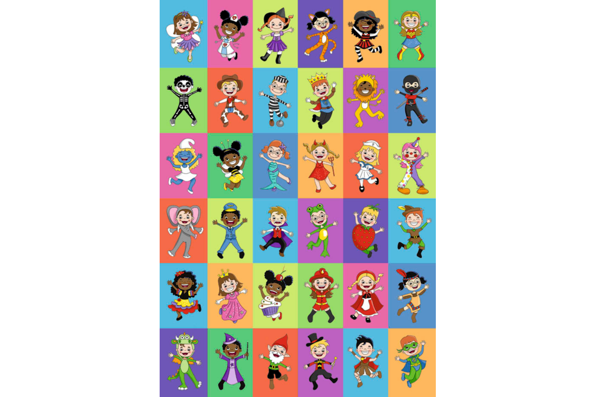 Beloningsstickers 460 Carnaval, 36 motieven, 720 stuks