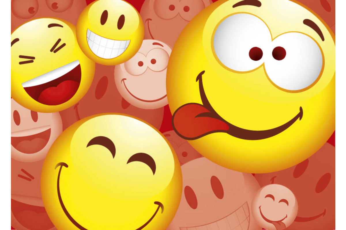 Miniposters 1074 Smileys, 4 motieven, 20 stuks