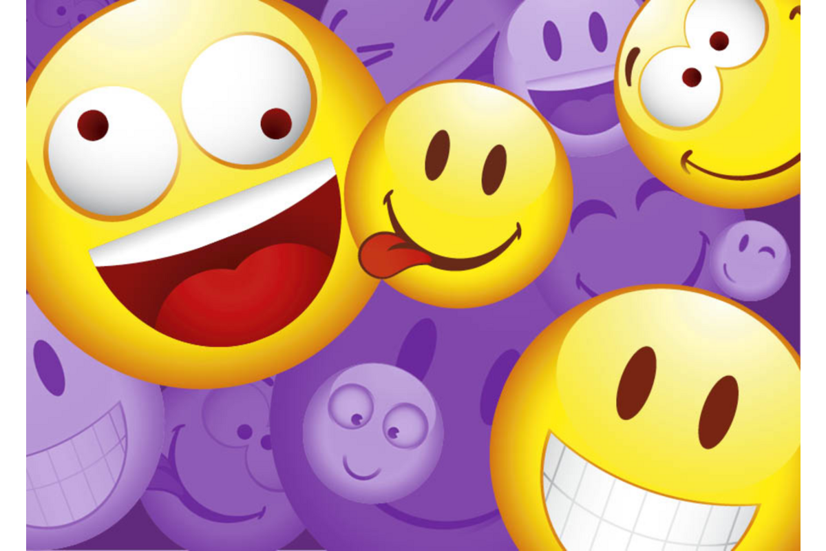 Miniposters 1074 Smileys, 4 motieven, 20 stuks