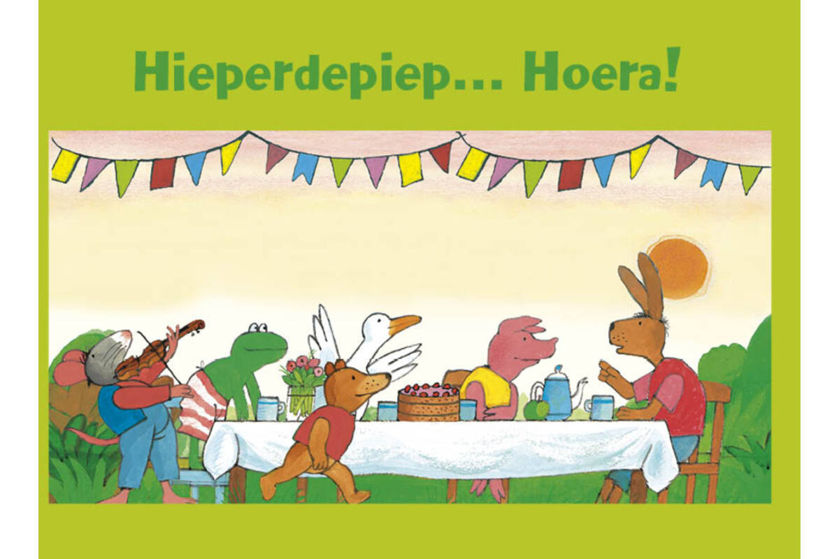 Miniposter 1114 kikker 4 motieven, 20 stuks