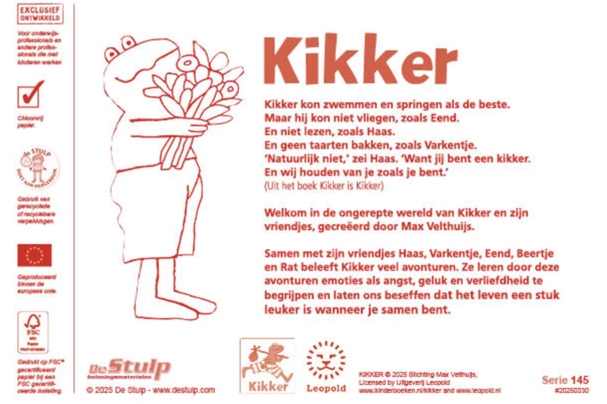 Beloningsstickers 145 Kikker 36 motieven, 720 stuks