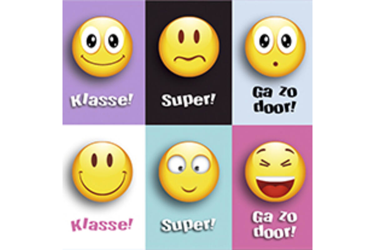 Beloningsstickers Smileys 034 36 motieven, 720 stickers