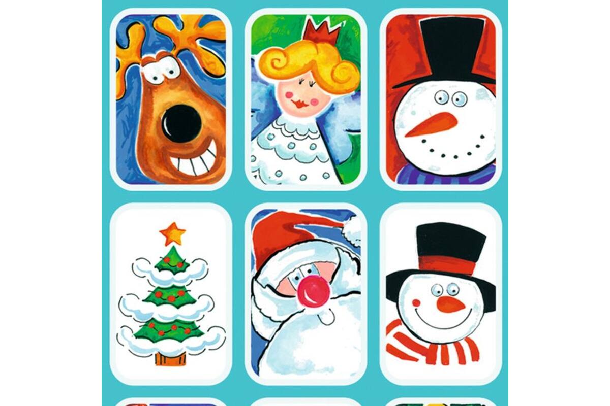 Beloningsstickers Kerst 55 36 motieven, 720 stickers