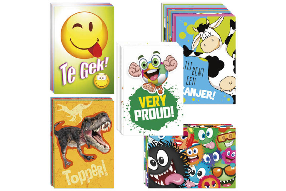 Beloningskaarten snelbestelpakket Fantasie, 20 mot. 480 st.