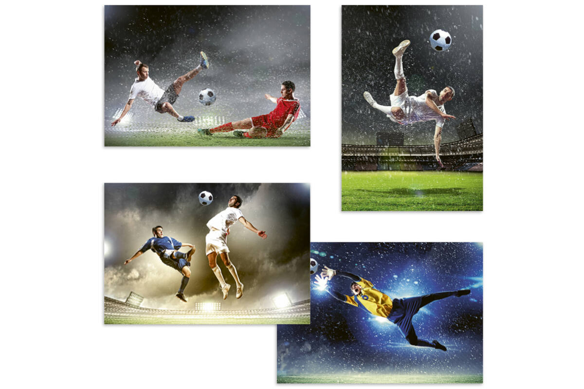 Beloningskaarten Voetbal 4251 4 motieven, 96 stuks