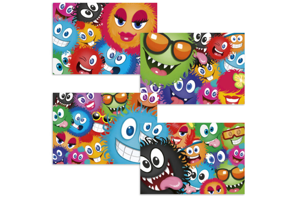 Beloningskaarten Furries 4507 4 motieven, 96 stuks
