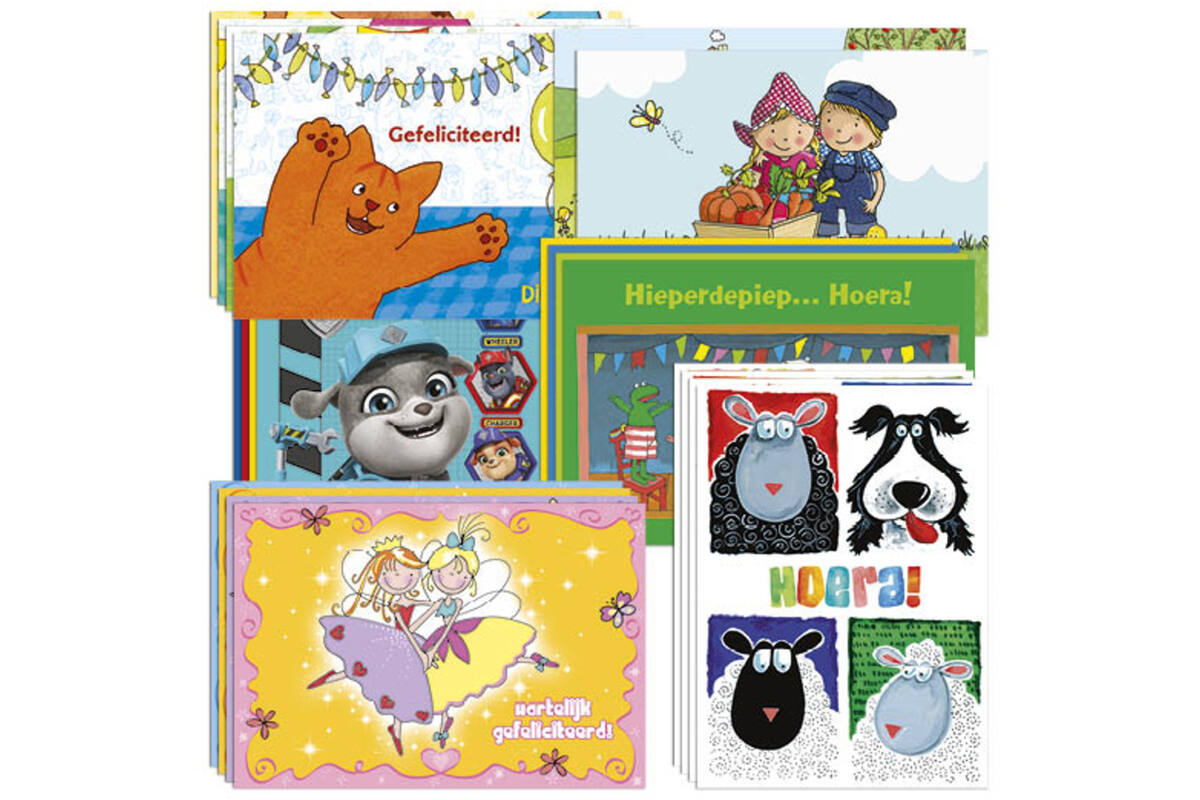 Miniposters snelbestelpakket  Fantasie, 8102, 12 mot. 120 st.