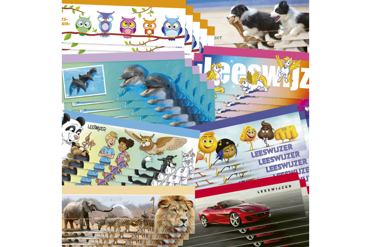 Leeswijzer Schoolpakket 8 motieven, 200 stuks