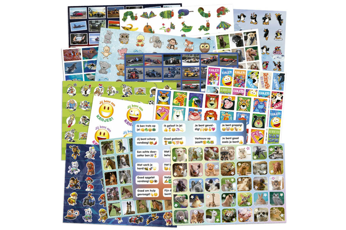 Beloningsstickers snelbestelpakket XL 540 mot. 10800 st.