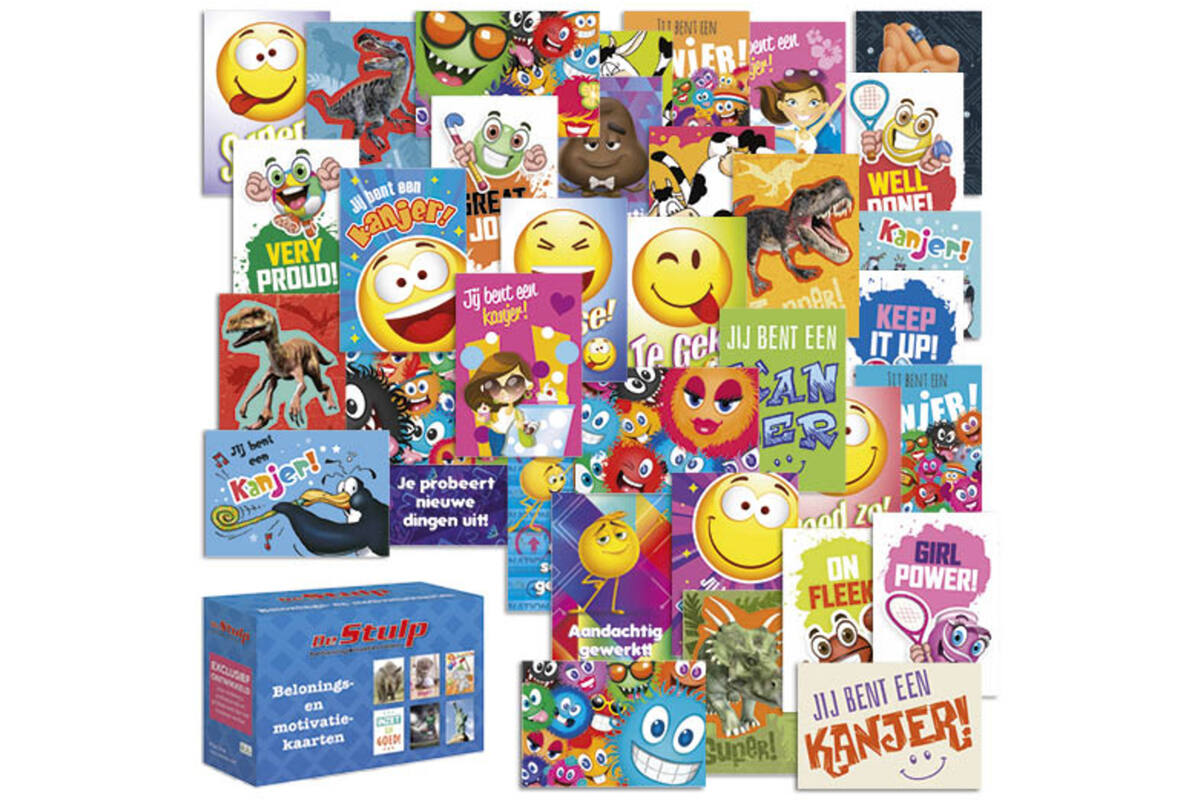 Beloningskaarten Fantasie mix 4709 36 motieven, 72 stuks