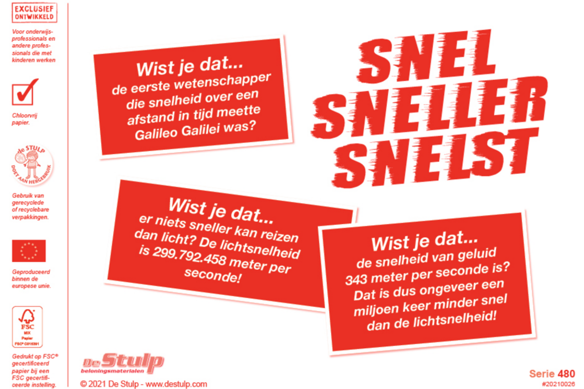 Beloningsstickers 480 Snel, sneller, snelst, 36 motieven, 720 stuks