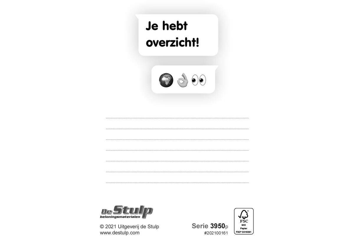 Complimentenkaarten 3950, 18 motieven, 72 kaarten in box