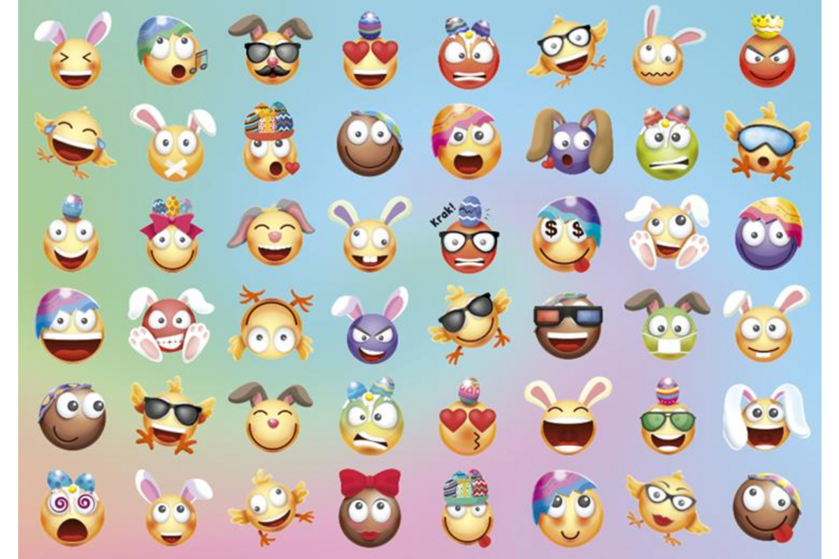 Beloningsstickers 103 Paas smileys 48 motieven, 960 stickers