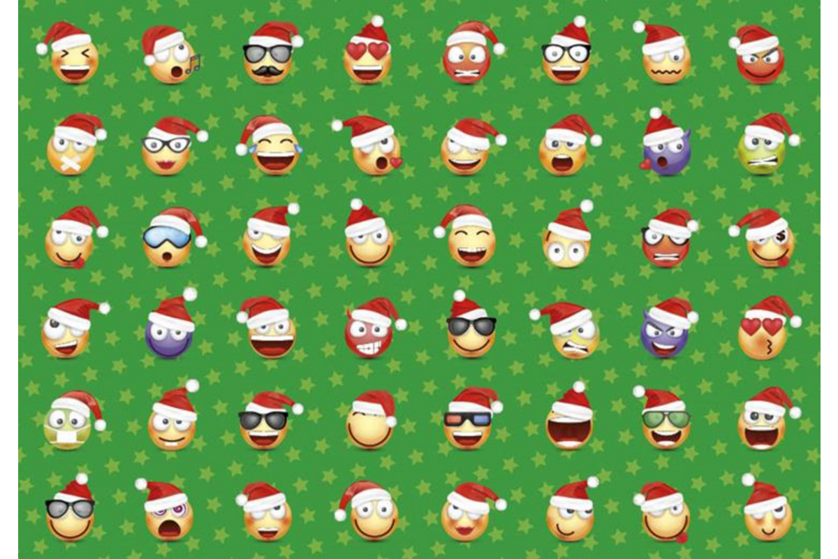 Beloningsstickers 497 Kerst smileys 48 motieven, 960 stickers