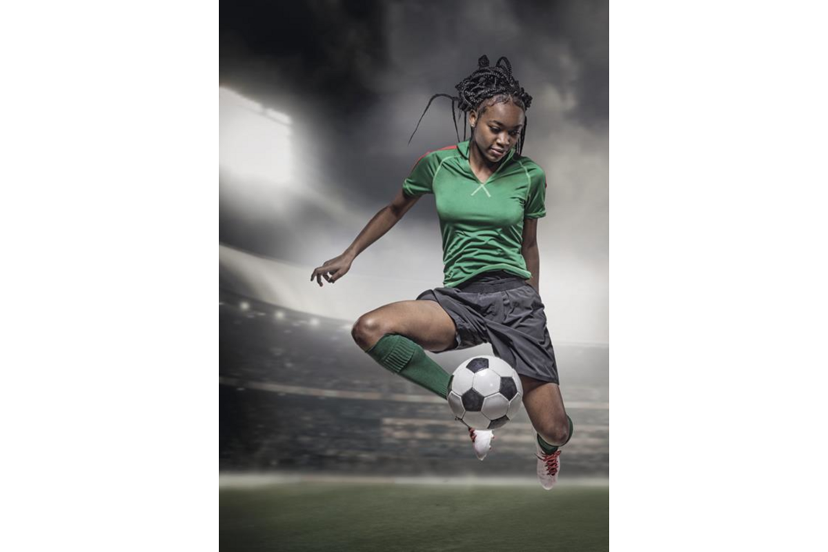 Miniposter 1089 Voetbalmeiden 4 motieven, 20 stuks