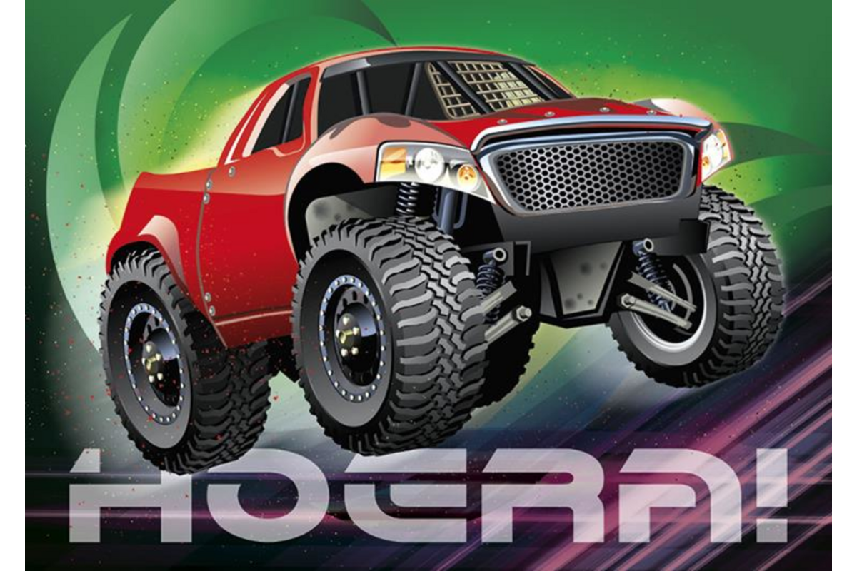 Miniposter 1085 Stoere trucks 4 motieven, 20 stuks