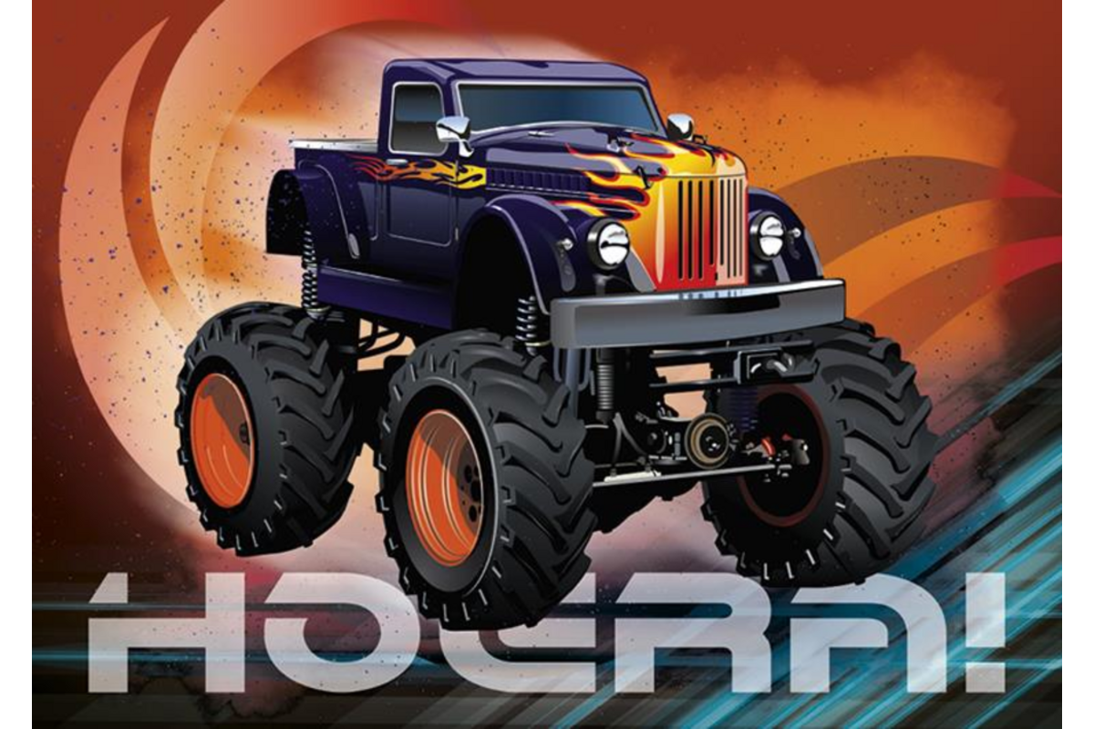 Miniposter 1085 Stoere trucks 4 motieven, 20 stuks