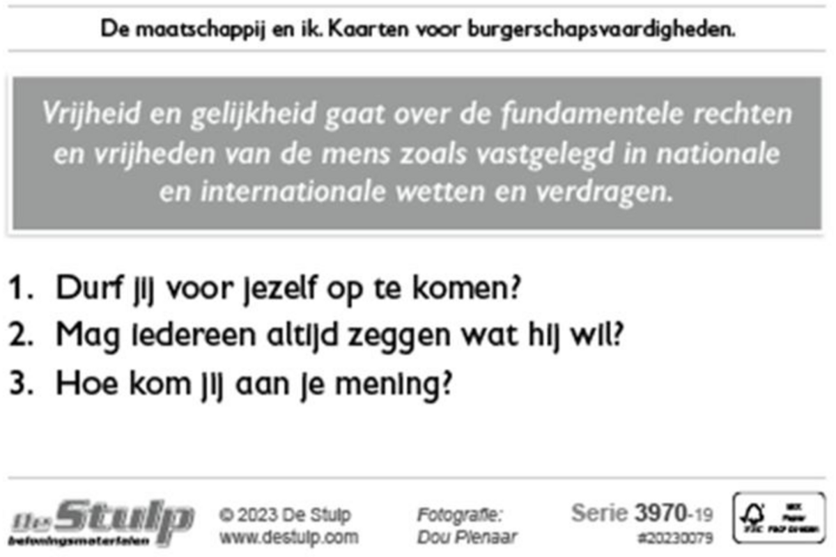 Coachkaarten 3970 burgerschapvaardigheden en identiteit, 68 stuks