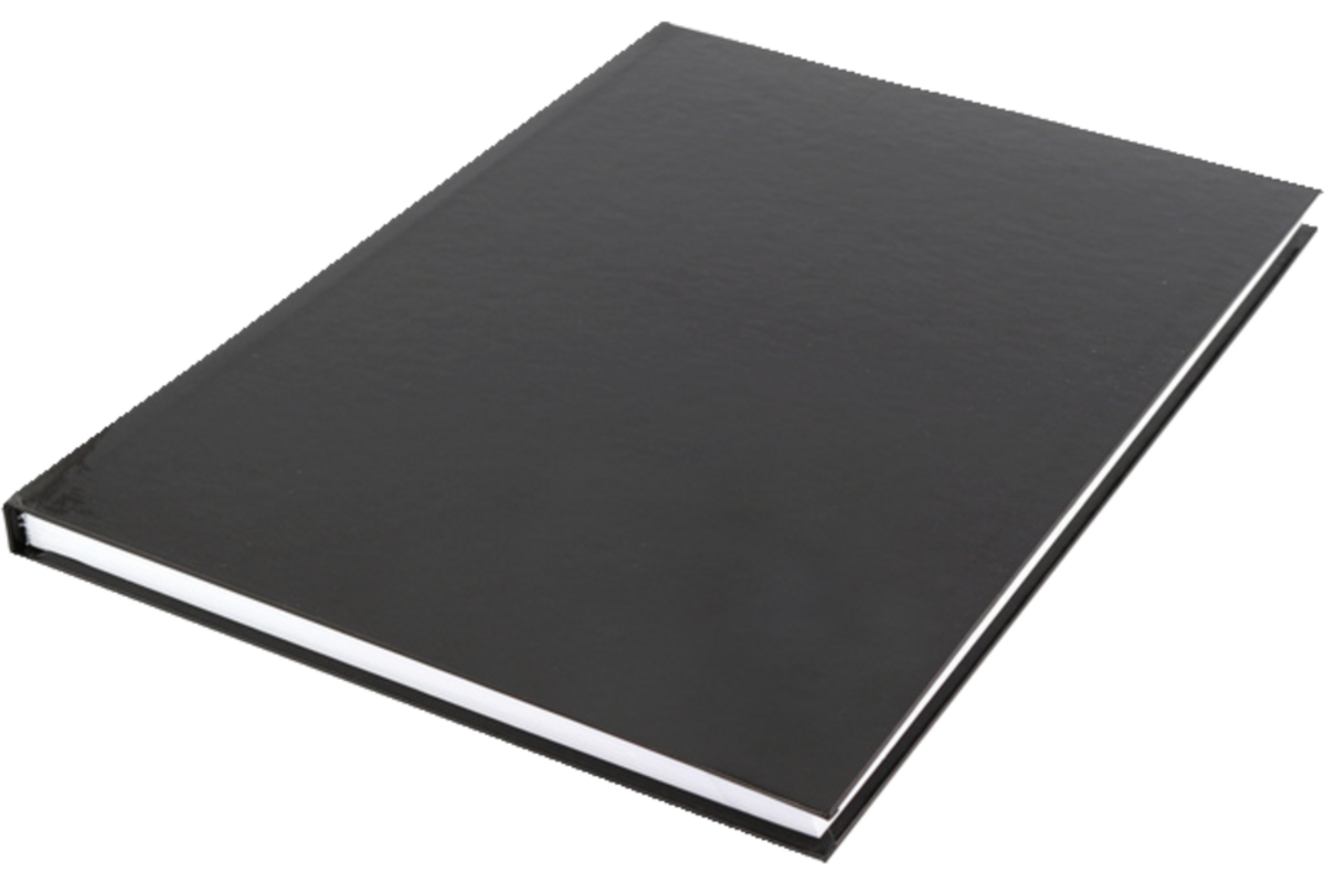 Schrift A4 met harde kaft gelinieerd 80 vel, 80 gram